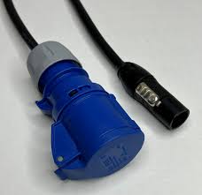 Powercon true > CEE 3P 16Akabel 1 Meter